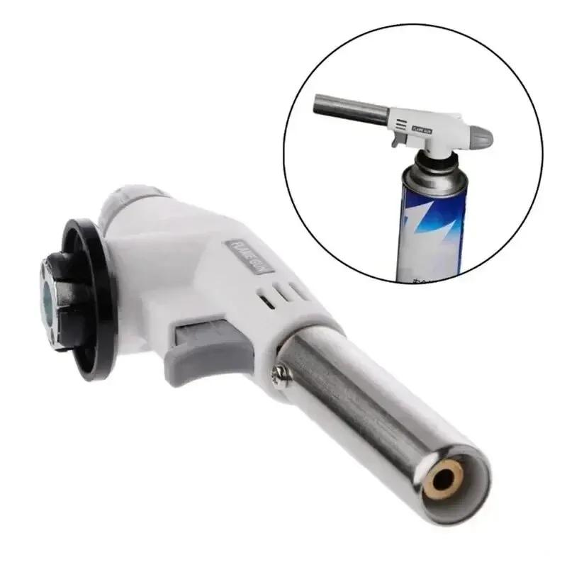 Handy Flame Gun  Welding Gas Burner Flame Gas Torch Flame Gun Blow for BBQ Camping Cooking  Camping Equipment