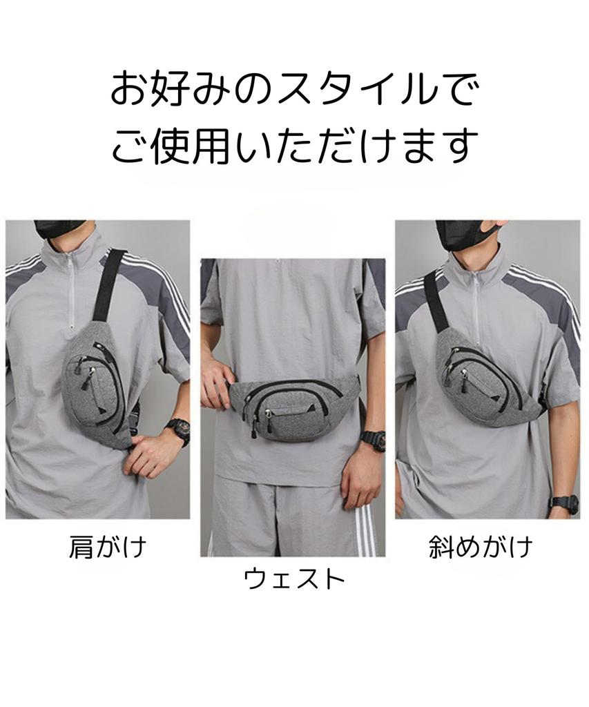 Kashichi Waist Waist Bag for and Small Lightweight Canvas Everyday Smartphone Adjustable Outdoor Crossbody Pouch, Walking, Travel, Items, Material,