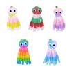 Fashion hanging sound octopus cat toys to relieve boredom and self-exciting plush octopus elastic rope teasing cat stick pet toy