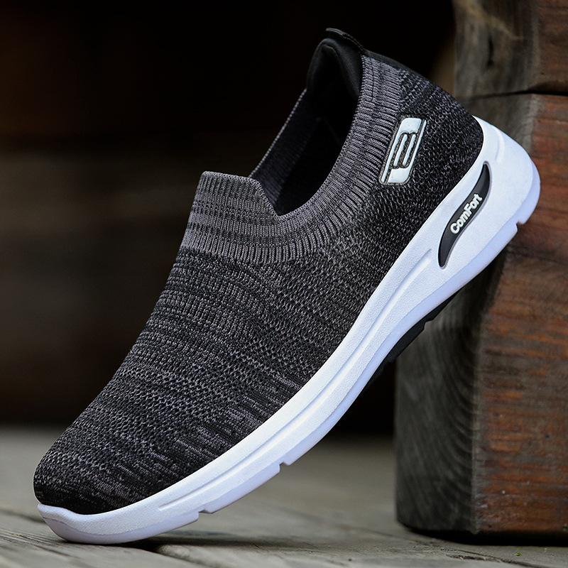 Shoes men's summer fly-woven shoes new cloth shoes men's shoes soft-soled casual shoes