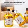 Thickened Glass Baijiu Bottle for Homebrew & Storage - Green Plum & Grape