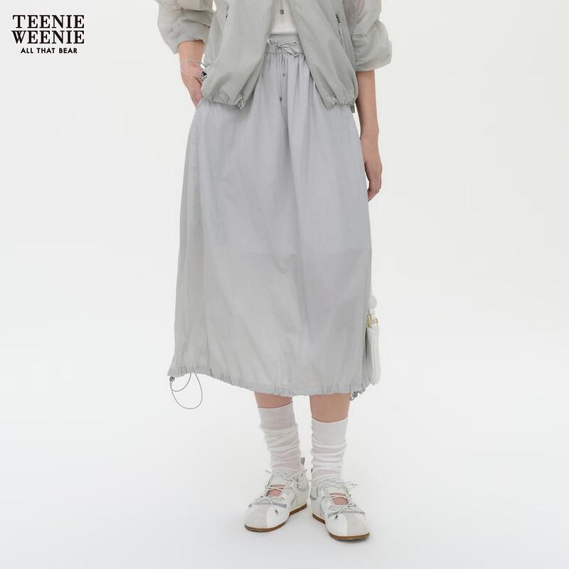 Teenie Weenie Women's Simple A-Line Long Skirt