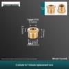 1" To 6-fen Brass Male/Female Thread Water Pipe Repair Core Pressure Gauge Connector