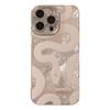 White Python Pattern Mobile Phone Case Suitable for Apple 17promax Lens Film Iphone16 Hard 12 High End Sense 14 Flash Powder