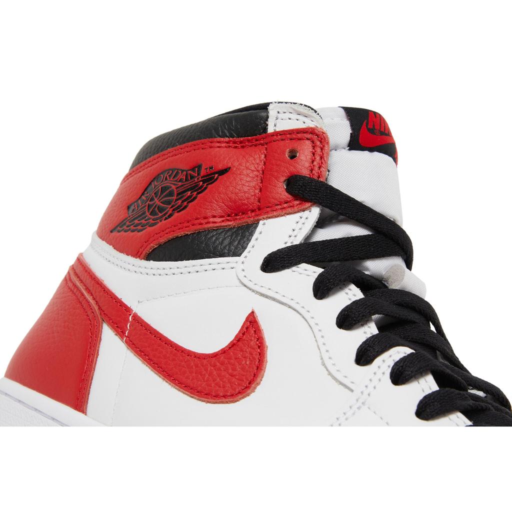 Air Jordan 1 Retro High OG 'Heritage' (Unisex) White / University Red / Black Vintage Basketball Shoes 555088 161
