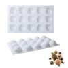 1PCS 15 Cavity Hazelnut Silicone Mold 3D Chestnut Mousse Mold Acorn Chocolate Mold Bakeware Mold Cake Decorating Tools