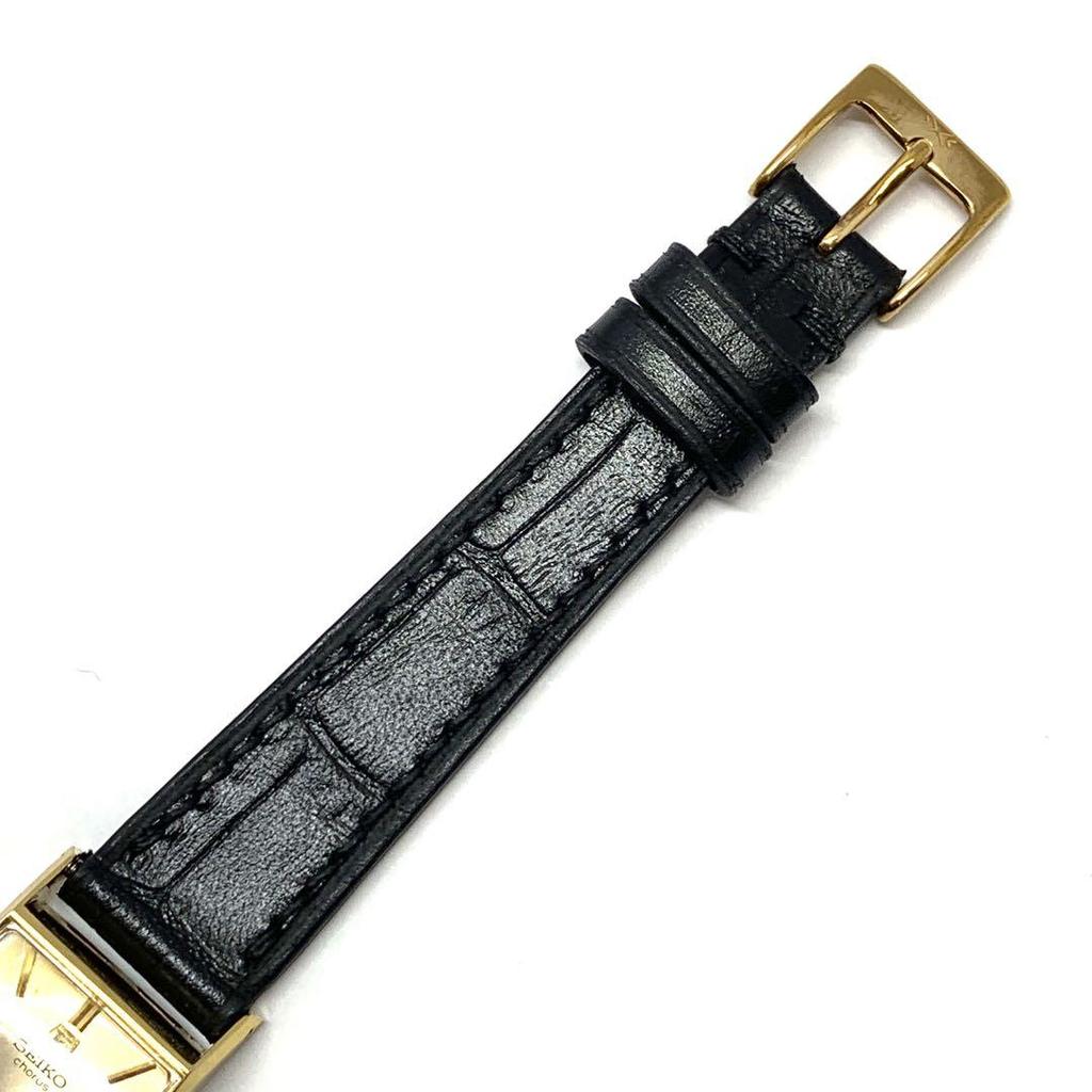 [USED] R6-5310 SEIKO 2118-3210 Manual Winding Watch Gold Black