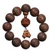 Huanghuali Carved Twelve Zodiac Ethnic Buddhist Beads Bracelet for Men and Women