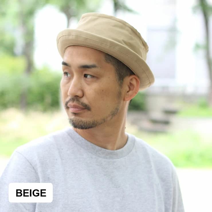 Pork Pie Summer Large Made In Deep Solid Cotton Bucket Hat [regnuu] Men's Hat, Hat, Sizes 63cm, 62cm, 61cm, Japan, Fit, Women's, Golf, Spring,