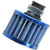2 X 12mm Mini Universal Automotive Engine Tapered Cold Air Intake Filter – High-Flow Turbo Vent, Increases Horsepower – 3 Colors (Black/Blue/Red)