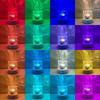 LED wiederaufladbare USB-Umgebungstischlampen RGB Water Wave Desktop dekorative Lampe