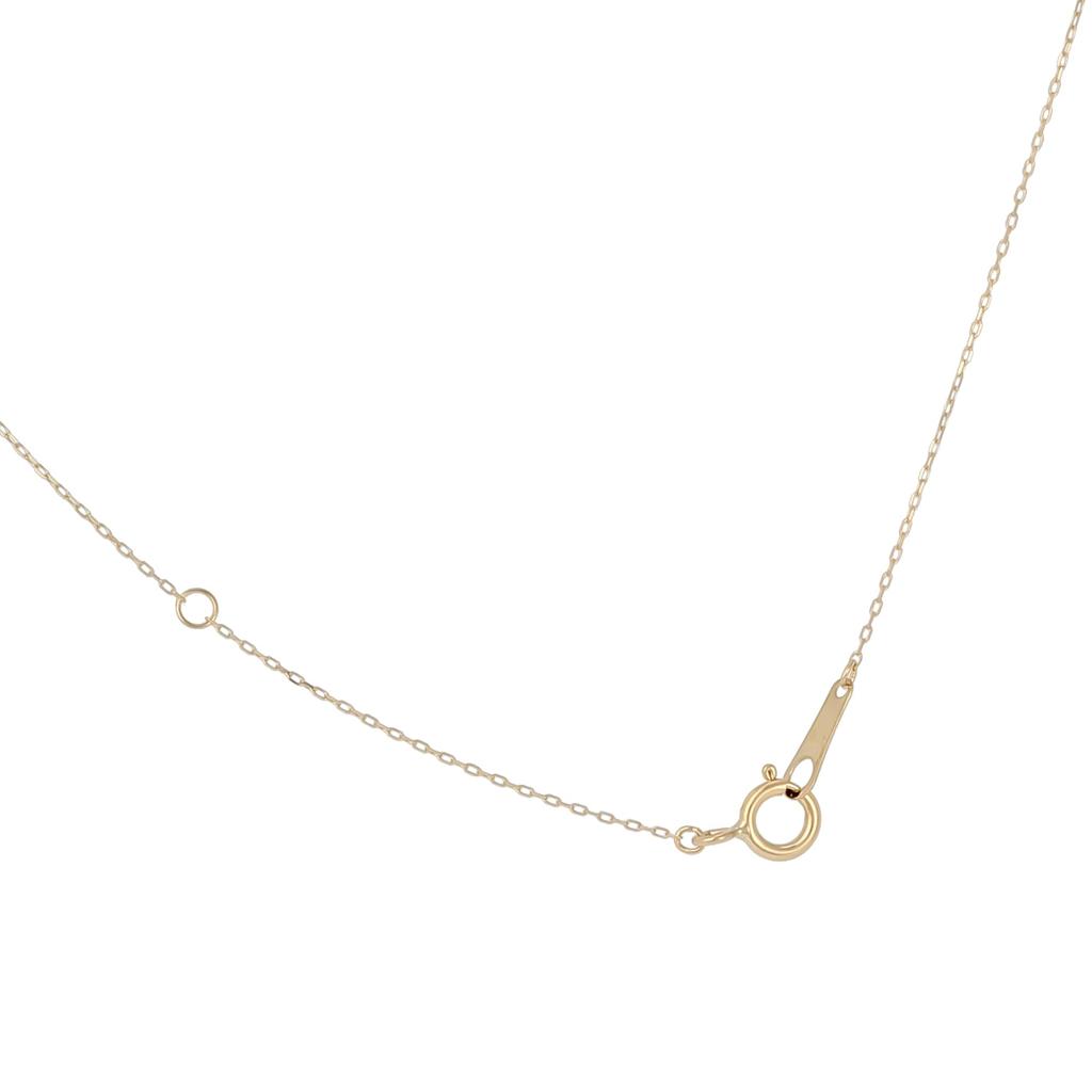 18K Yellow Gold Diamond Necklace DN16384BYG with Exclusive Box [D Collection] 0.1ct