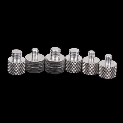 3/8" naar 1/4" Mannelijk naar Vrouwelijk Draad Schroefbevestigingsadapter Statief Plaat Schroef Condensator Microfoon Schokbestendig Frame Schroeven
