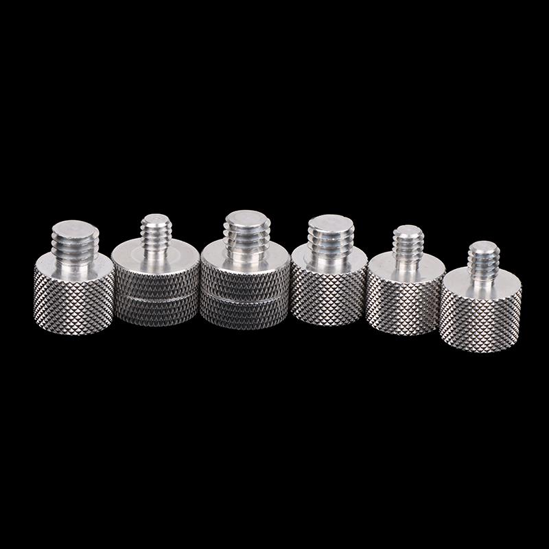 3/8" To 1/4" Male To Female Thread Screw Mount Adapter Tripod Plate Screw Capacitor Mic Shockproof Frame Screws