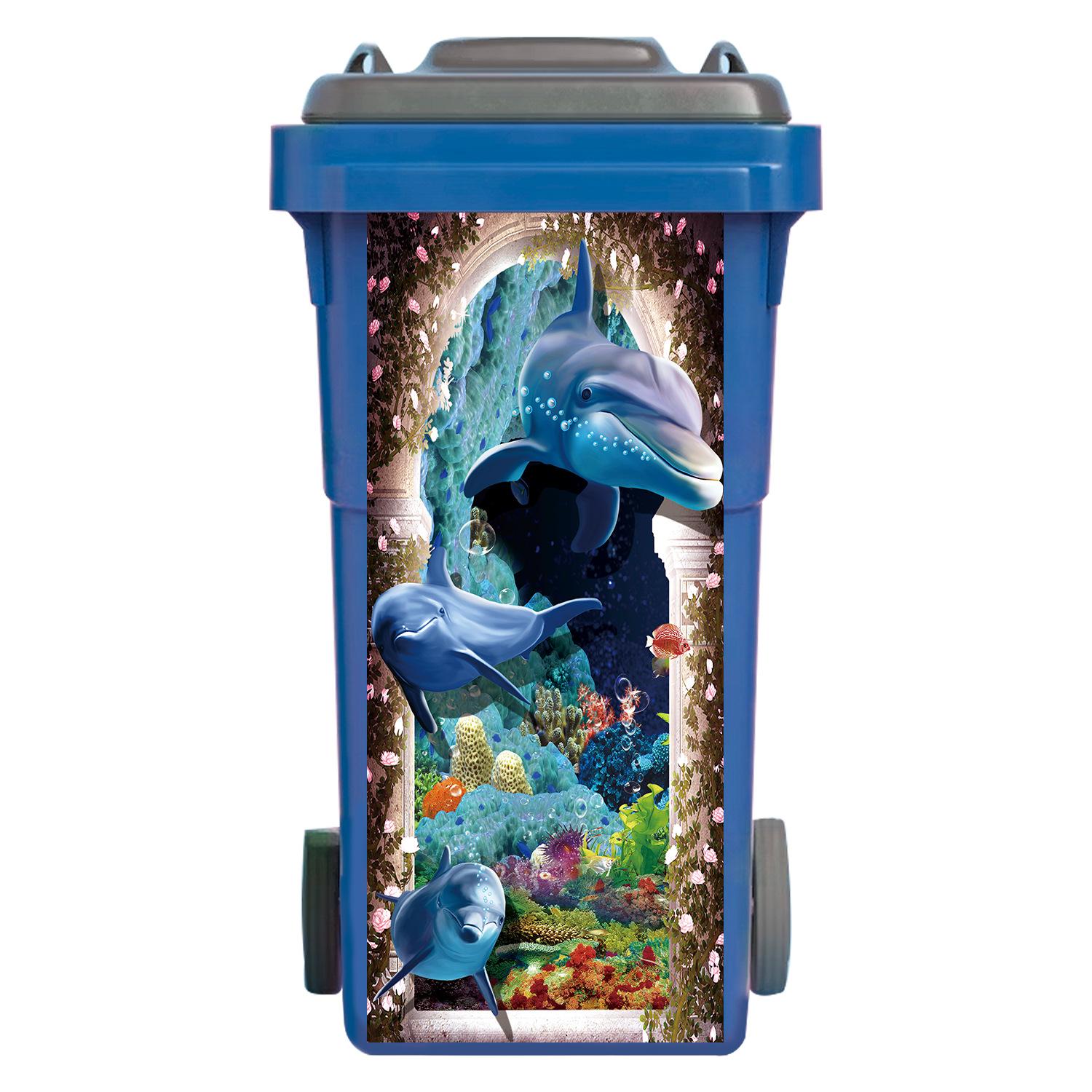 

1Pcs Beautiful Plant Landscape Can Sticker Self Adhesive Nature Landscape Decal with Vibrant Forest River and Mushroom Scenes for Outdoor Yard 30cm*70cm*1pc