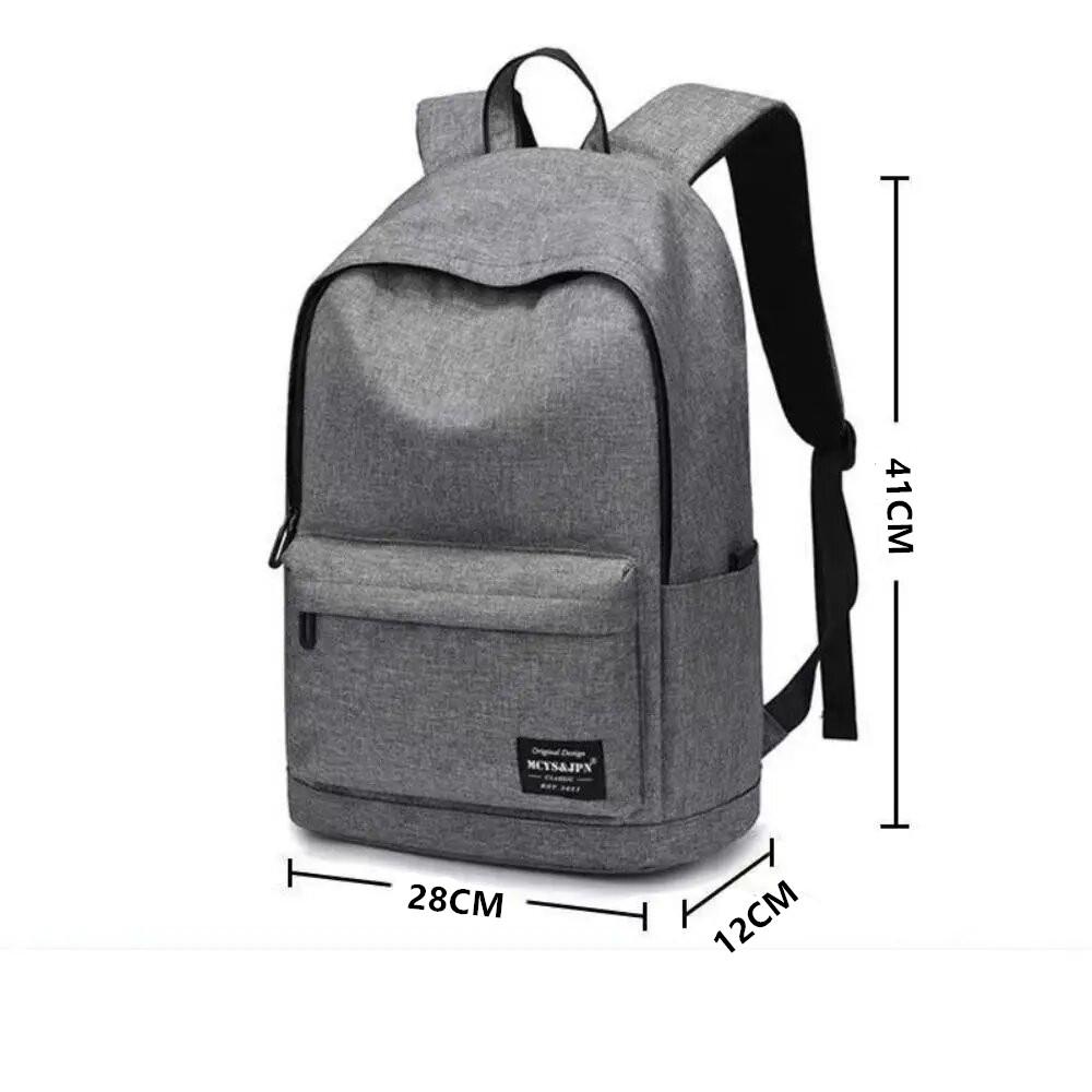 Casual Men's Minimalist Backpack Versatile Backpack Large Capacity School Student Computer Travel Bag Washable Unisex Backpack