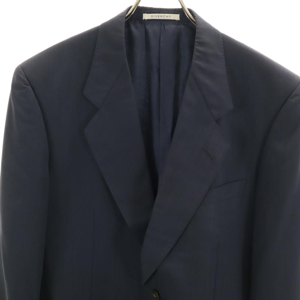 Givenchy 90s Wool Blend Old Tailored Jacket 96-86-170 Navy Men's Used
