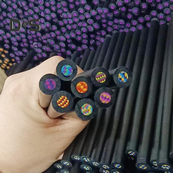 8/12Pcs Gradient Rainbow Pencil Set Kids Adults Giant Colored Pencils Artwork Coloring Sketching Pencil Art School Supplies