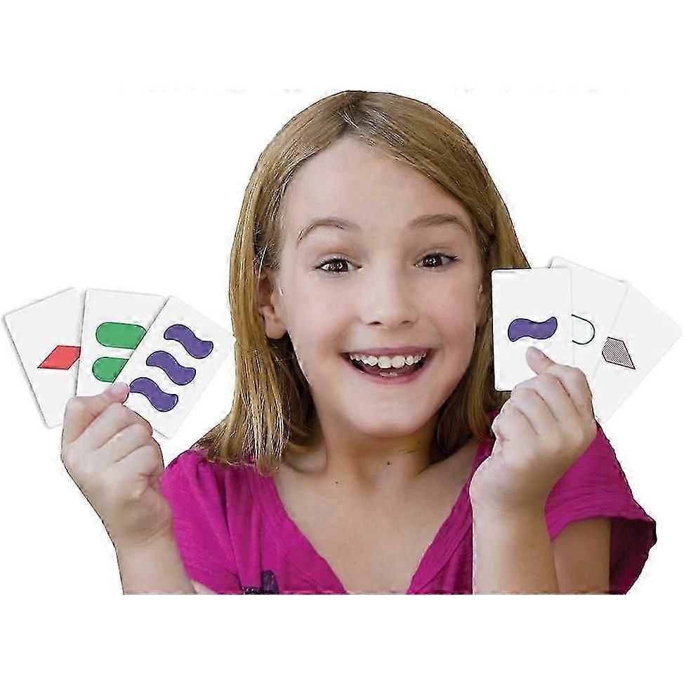 Vizuálně vnímavá rodinná karetní hra - hra na hledání dvojic, vhodná pro věk 8+, 81 karet, včetně pravidel