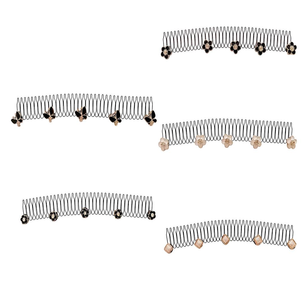 5/10Pcs Hair Flyaway Control Comb Metal Hair Accessory Lightweight Hairpin For Work And Outdoor Activity