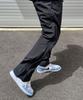 Keullako Nylon Side Zipper Pants (Black)