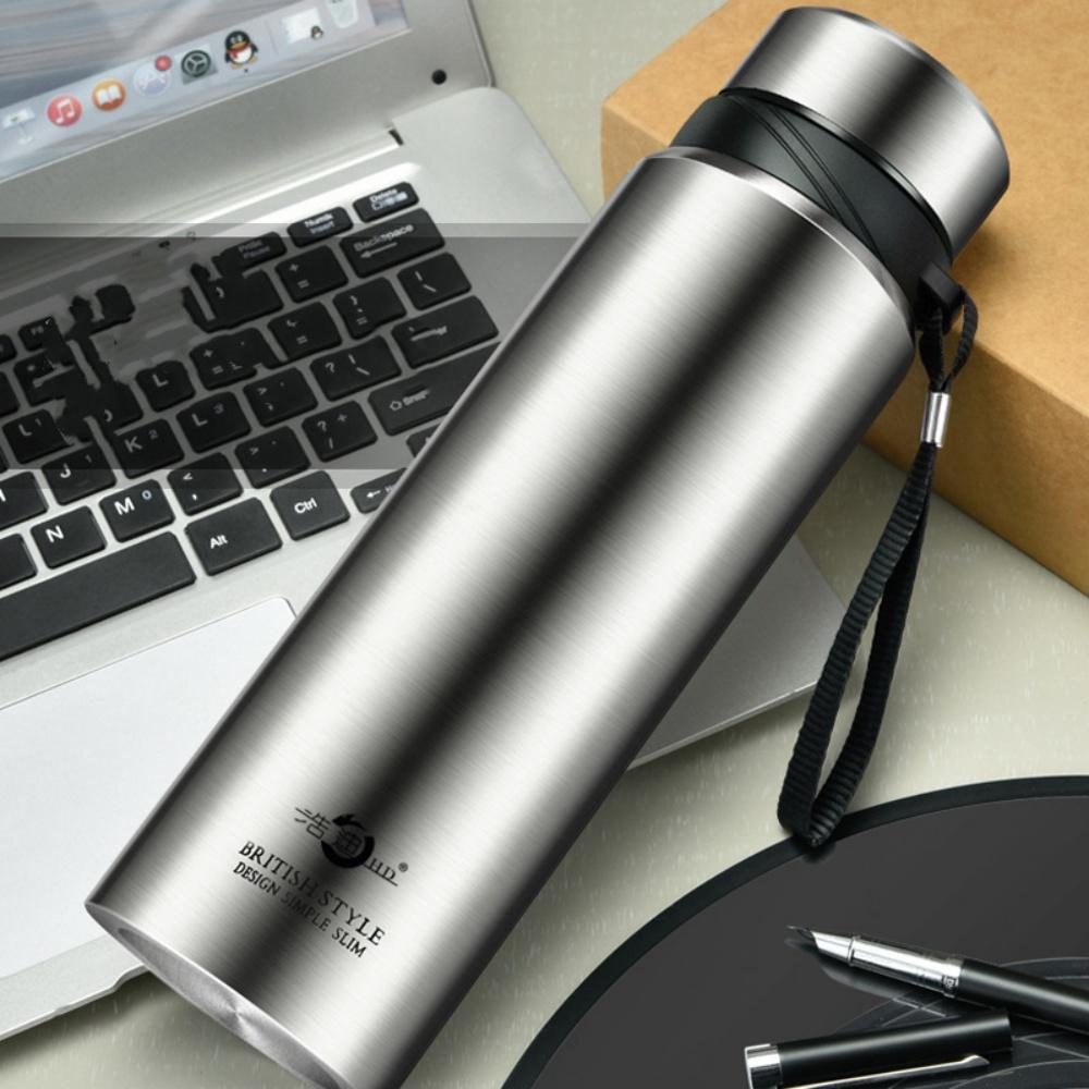 Insulated Bottle Thermos For Tea With Tea Infuser 304 Stainless Steel Vaccum Water Bottle Keep Hot And Cold