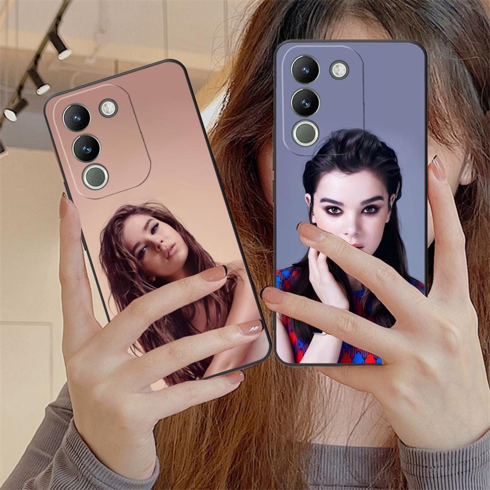 Hailee Steinfeld Matte TPU Mobile Phone Case for VIVO V60 V50 V40 V30 V29 V27 V25 V23 Pro Lite 5G Colorful Printing Cover