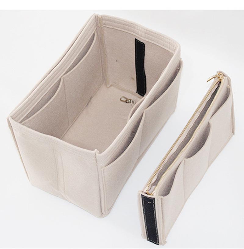 Women's Large Capacity Cross-Border Multifunctional Felt Toiletry and Makeup Bag