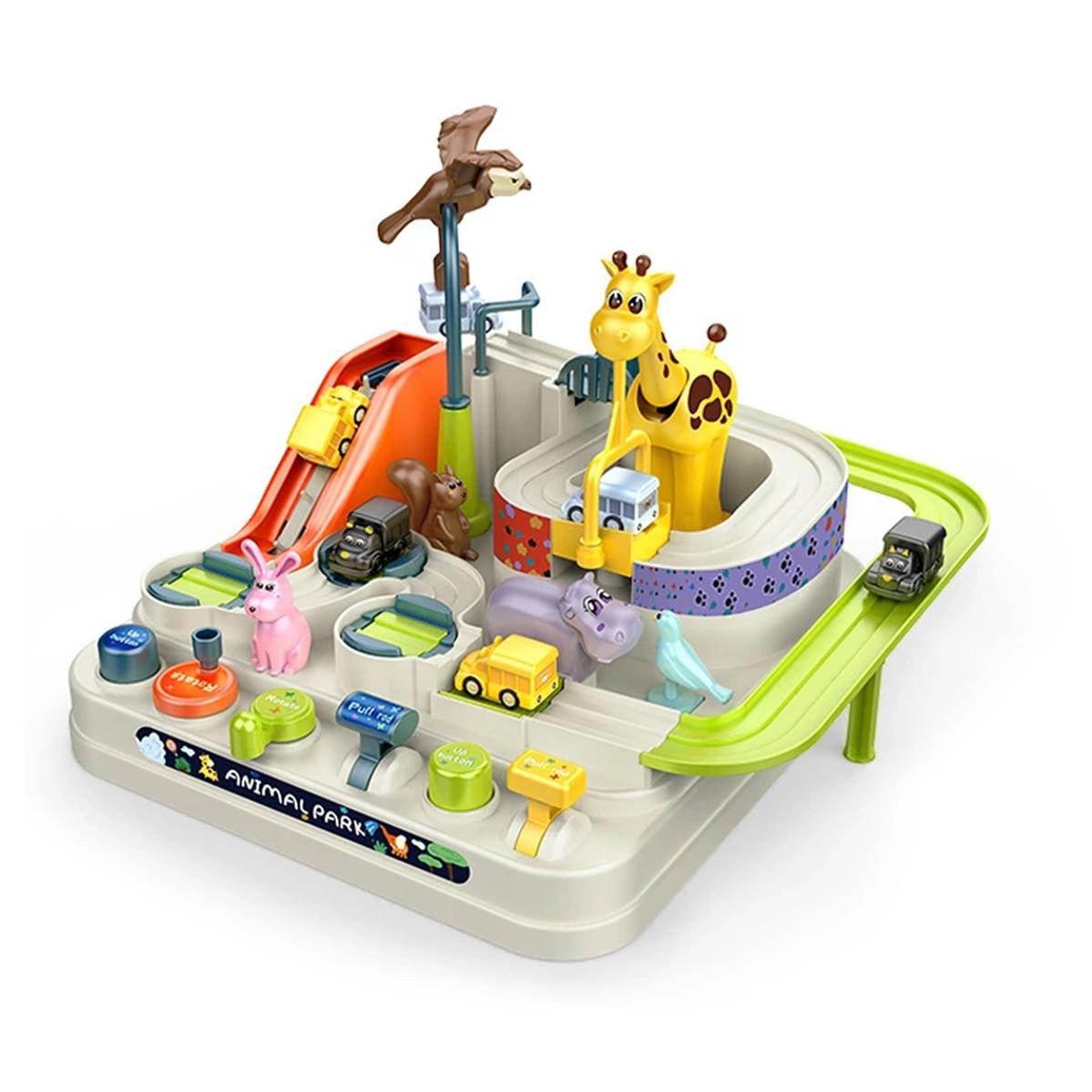 

Car Toys, City Rescue Toy Set Intelligence Educational Toys Parent-Child Interactive Racing Kids Toy With 3 Cars Car Race Toy For Boy Girl