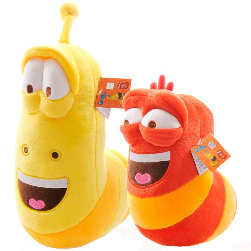 Adorable Korean Anime Fun Insect Slug Creative Larva Soft Plush Toys For Collectors