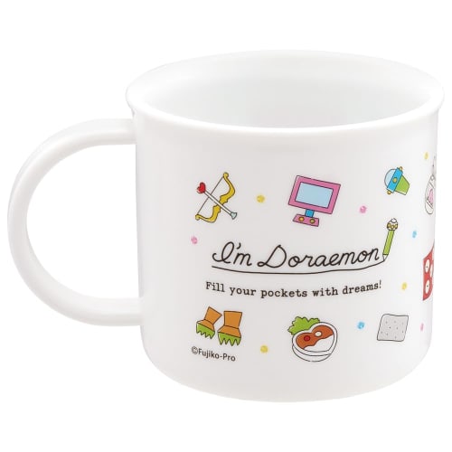 Skater Antibacterial Cup, Doraemon Line Design, Sanrio, 200ml, Dishwasher Safe, Made in Japan (KE4AAG-A)