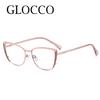 Women Cat Eye Myopia Eyeglasses Fashion Trendy Anti-blue Light Near Sight Glasses Female Vintage HD Lens Minus Eyewear 0 To -6.0