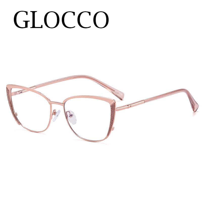 Women Cat Eye Myopia Eyeglasses Fashion Trendy Anti-blue Light Near Sight Glasses Female Vintage HD Lens Minus Eyewear 0 To -6.0