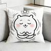 Cute Ganadi DDog Square DoubleSided printed Pillow Case Bedroom Bedside Pillow Sofa Cushion Cover Gift