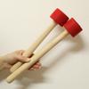 Yoga Singing Bowl Silicone Stick Handmade Wood Hammer Meditation Tibetan Bowl Mallet Home Decoration Healing Gift