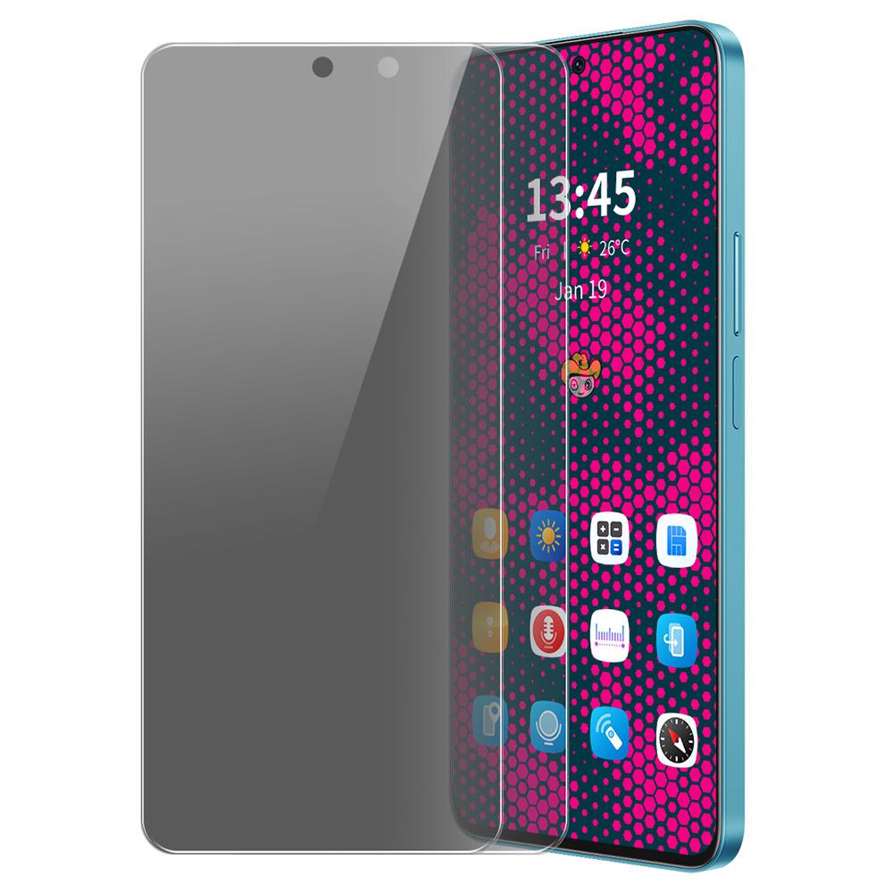 

ENKAY HAT PRINCE 2Pcs For itel P55 Anti-Spy Screen Protector Full Glue Privacy Type A