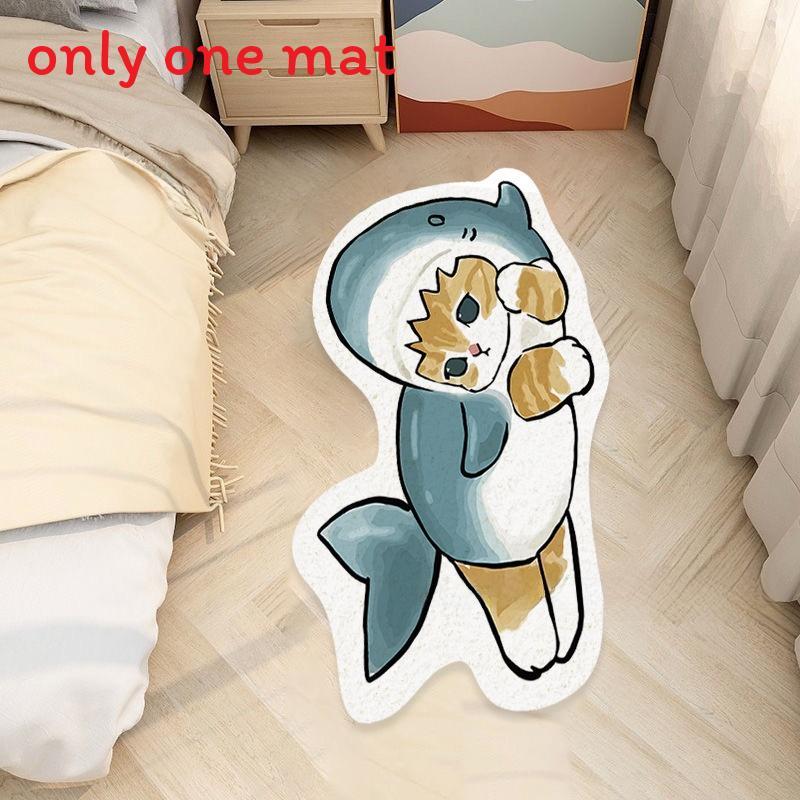 Tappeto Peluche Cartoon Mofusand con Design Stampato per Bagno Porta Ingresso Decorazione