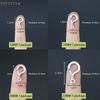 1PC 12MM-23MM Quick Release Carabiner Clasp Outdoor FOB EDC Tool Key Ring Small Mini 316 Stainless Steel Spring Snap Hook