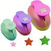 1PC zufällige Shell Farbe Stern Form Handwerk Locher Papierschneider Scrapbooking Schule Puncher Prägewerkzeug