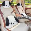 Polštář na krk do auta Podpora pasu Kreslený pes Opěrka hlavy do auta Plyšový polštář Wasit Auto příslušenství pro židle Lehátka Řidičské sedačky