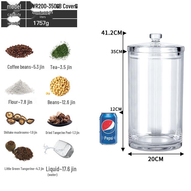 Transparent PC Food Storage Container