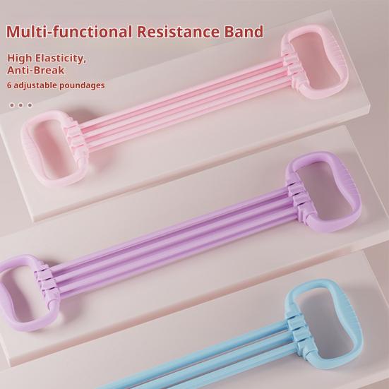 Figure 8 Fitness Resistance Band Anti-slip 6-Tube Men Women Chest Expander