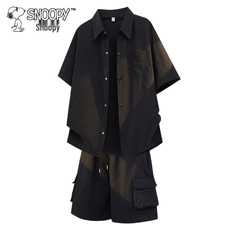Snoopy Men s Short Sleeve Shirt & Shorts Sport Set 2XL