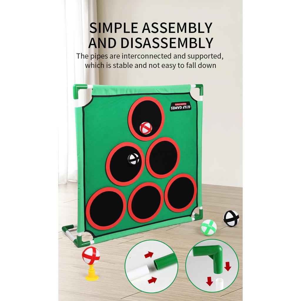 Golf Game Mat, Swing Practice Mat Toy, Golf Table Tennis Game Set