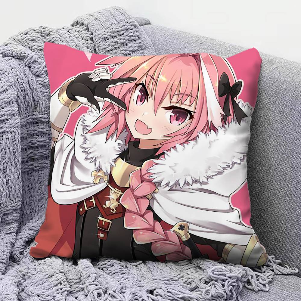 Astolfo Fate Apocryph FGO Pillow Covers Home Sofa Cushion Covers and Aecorative Custom