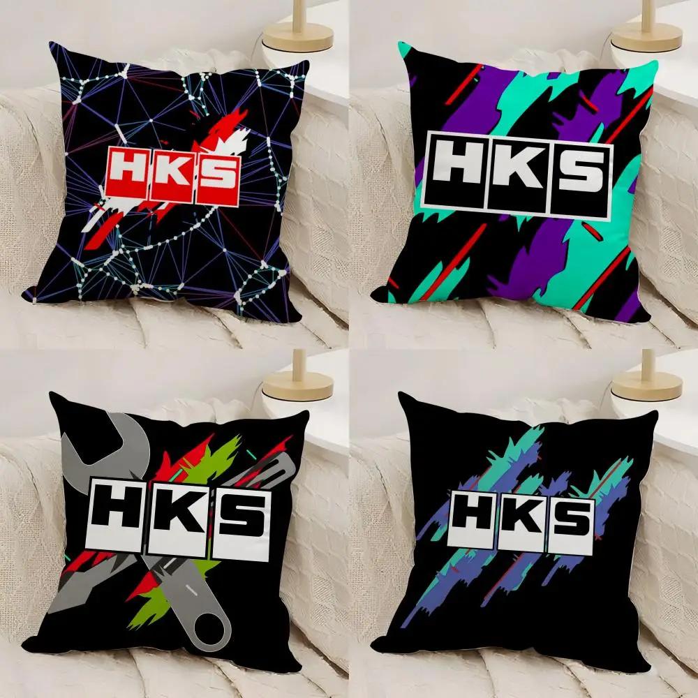 Cool H_Hks Custom Cushion Cover Silky Short Plush Double-Sided Printed Pillow Case For Sofa All Seasons Home Decor Gift