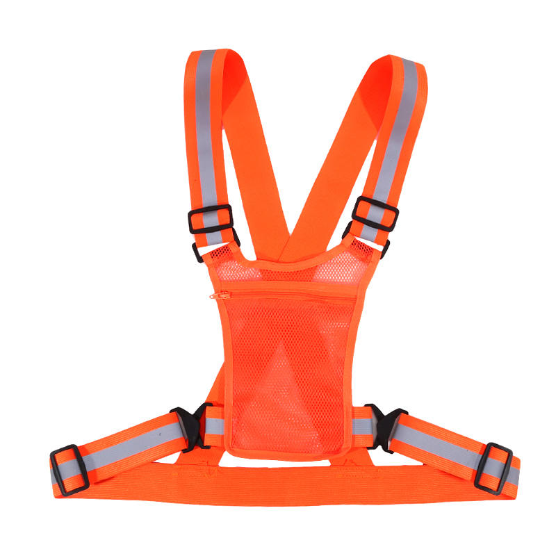 Unisex Reflective Vest High Visibility Safe Jacket For Night Riding Running Jogging Cycling Motorcycle Outdoor Sports