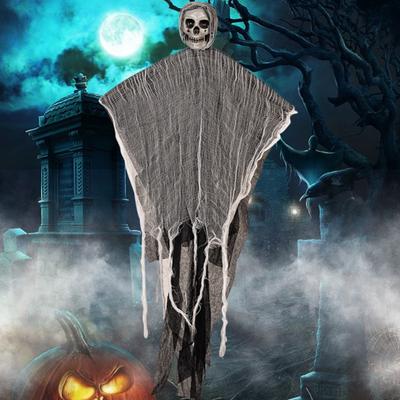 Halloween Wiszący Duch Realistyczny Łatwa Instalacja Straszny Wiszący Szkielet Ponury Żniwiarz Nawiedzony