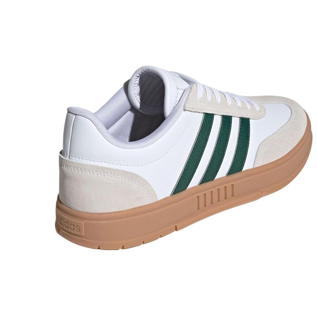 adidas Neo Gradas Low Trainers Comfortable Versatile Classic Trend Shock Absorbing Durable Low Top Skate Shoes Unisex Sneaker White Green IE9043