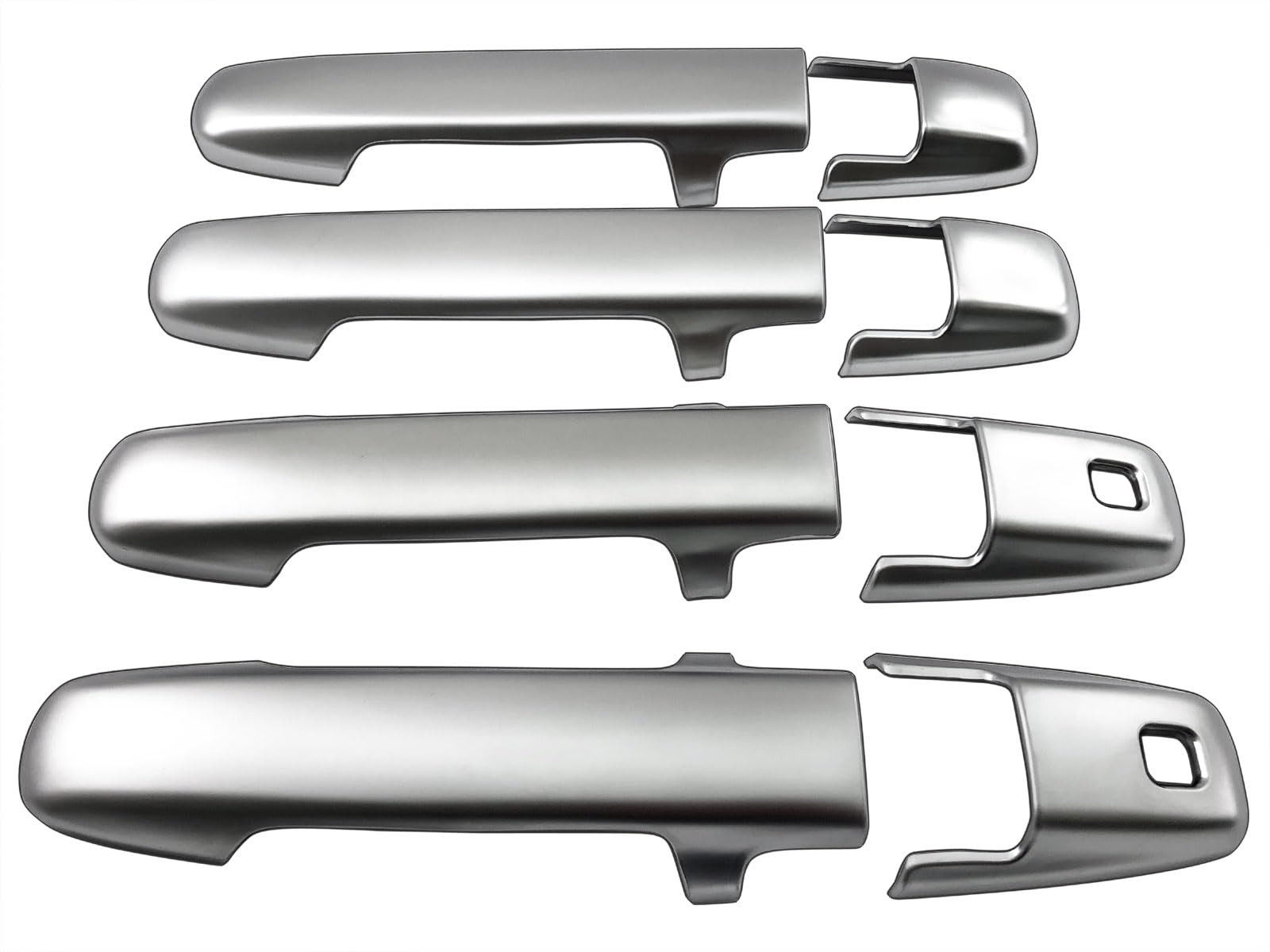 

BRIGHTZ Door Handle Cover Satin Silver for Hustler MR92S 50 Knob, Plated, [DHC-NOBU-480] R92, R52, 92S, 52S, 92, 52, 90,